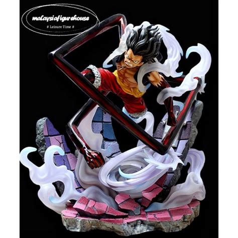 31CM JZ ONE PIECE FOURTH GEAR SNAKEMAN LUFFY COPY RESIN ACTION FIGURE