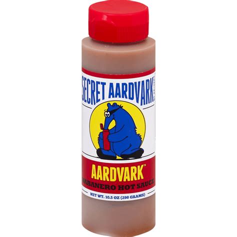 Secret Aardvark Habanero Hot Sauce Aardvark Shop Foodtown