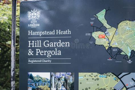 The Hill Garden And Pergola In Golders Green London Uk Editorial