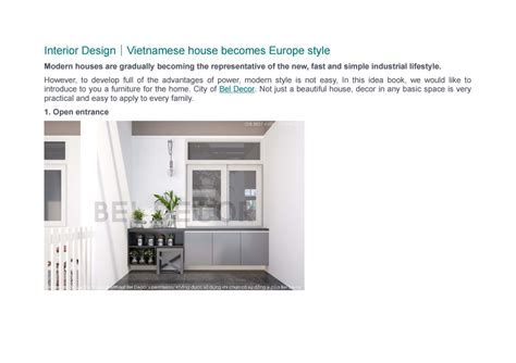 Interior Design｜Vietnamese house becomes Europe style by Bel Decor - Issuu