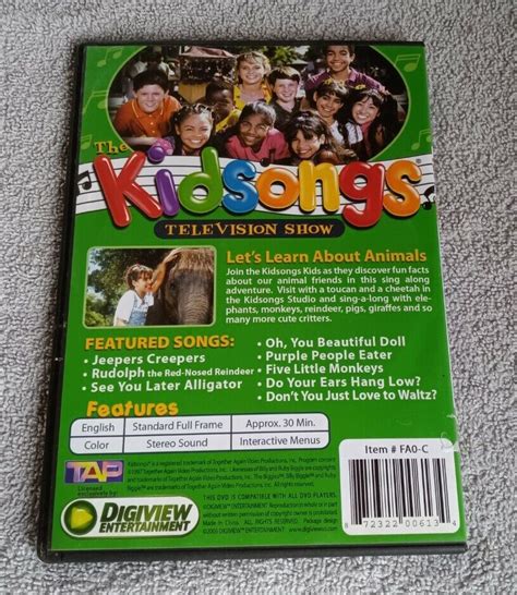 Kidsongs Lets Learn About Animals Dvd Pbs Kids 872322006134 Ebay