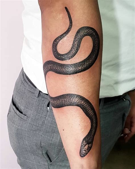 Tattoos Majestic Black Mamba Snake Tattoo In 2023 Black Mamba