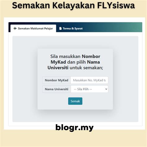 Flysiswa Subsidi Tiket Penerbangan Pelajar Universiti Rm