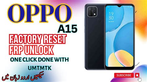 Oppo A15 Frp Bypass Pattern Unlock Oppo Frp Bypass