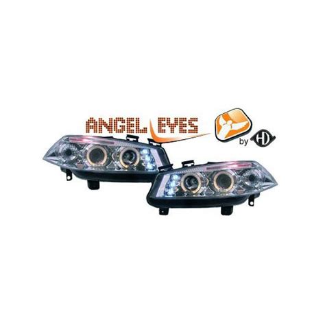 Set De Deux Phares Avant Design Angel Eyes Led Renault Megane