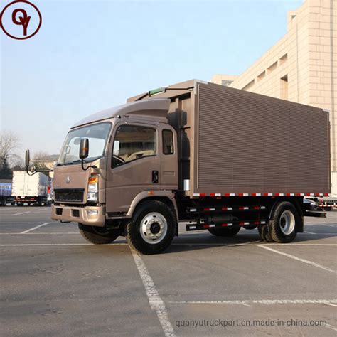 Sinotruk Howo X Ton Ton Tons Tons Light Mini Van Cargo Truck