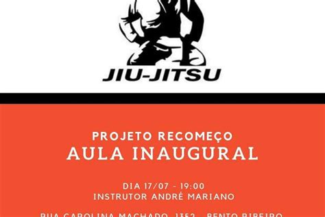 Projeto Jiu Jitsu Aula Inaugural Kadosh