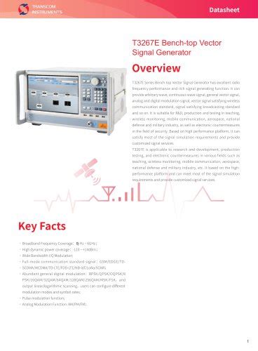 Todos Los Cat Logos Y Folletos T Cnicos Transcom Instruments Co Ltd