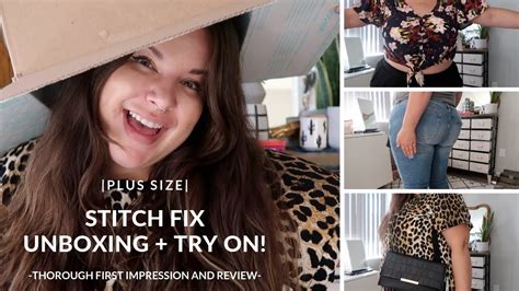 Plus Size Stitch Fix Unboxing Try On Thorough First Impression