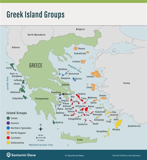 Mapa De Grecia Y Las Islas Griegas Grecia Viajes