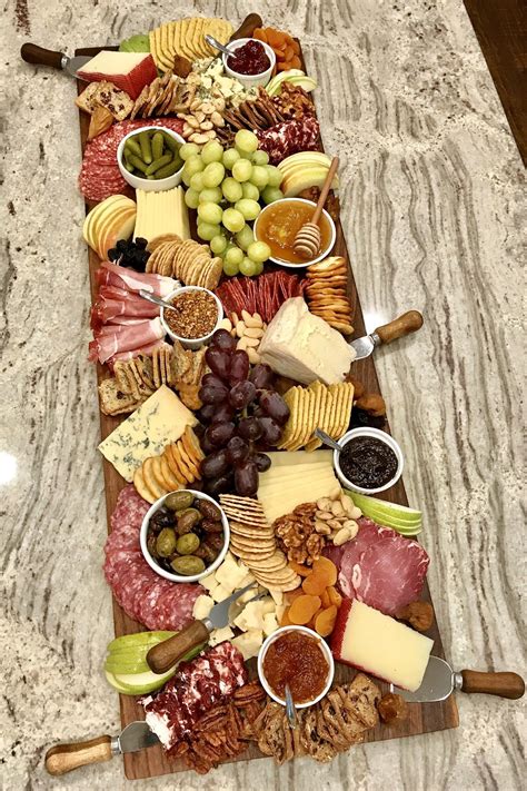 Large Trader Joe S Charcuterie And Cheese Board By The Bakermama Charcuterie Recipes