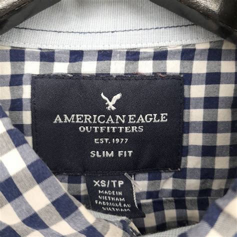 American Eagle Outfitter Men S T Shirt Xs Blue Cotton Ebay