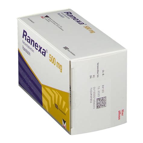 Ranexa Mg St Mit Dem E Rezept Kaufen Shop Apotheke