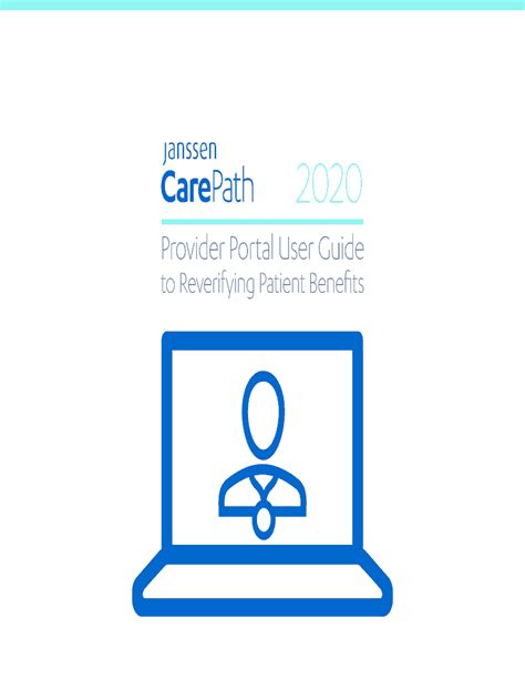 Fillable Online Janssen Carepath 2020 Provider Portal User Guide To Reverifying Patient