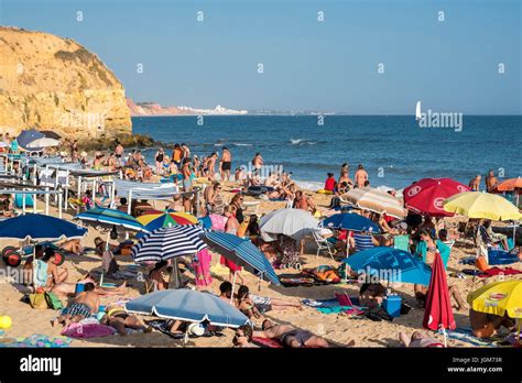 Europe Portugal Algarve Olhos De Agua Beach Beach Life Praia