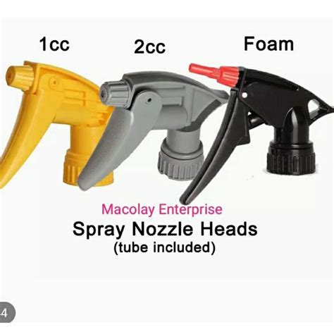 Sprayer Nozzle Head Spray Spray Bottle Chemical Resistant Macolay