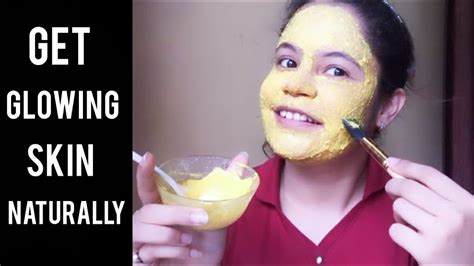 Natural Glowing Skin And Pink Lips Skin Care Routine Homemade Face