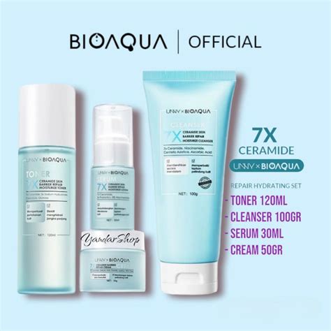 BIOAQUA 7X Ceramide Skin Barrier Repair Moisturize Set 1 Paket Skincare