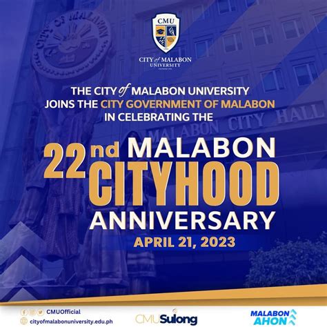 Malabon S City Government S Nd Cityhood Anniversary City Of Malabon