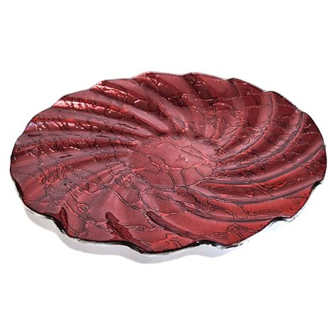 Round Red Plate Beuniqueleb