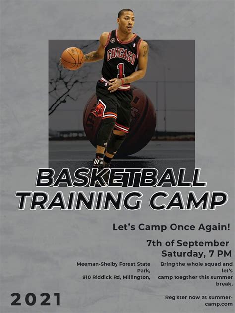 Basketball Camp Brochure Template Basketball Camp Brochure Template