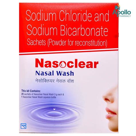 Nasoclear Nasal Wash 3 Gm Kit Uses Side Effects Price Apollo Pharmacy