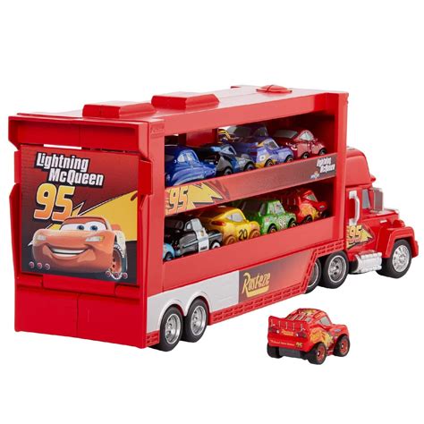 Disney Pixar Cars Camion Transporteur Mack pour transporter jusqu à 18