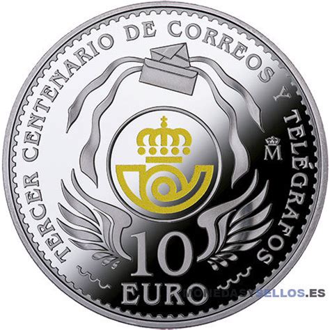 Iii Centenario De Correos Euros Plata Monedas Y Sellos Online