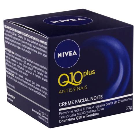 Creme Antissinais Noite Nivea Q Plus Caixa G Super Primavera