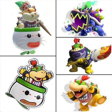 Bowser junior's favorite design? : r/Mario