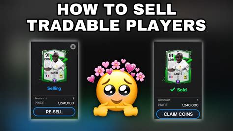 How To Sell Untradable Players In FC Mobile How To Sell Untradable