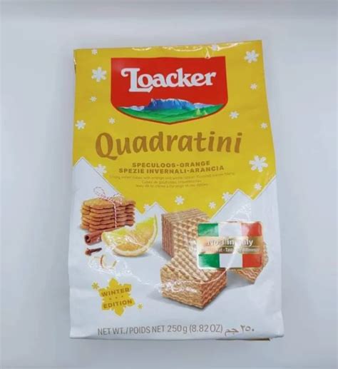 Loacker Quadratini Speculoos Orange Wafer 250g Lazada PH