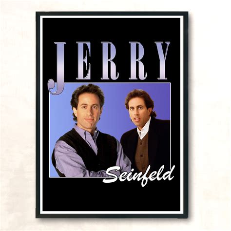 Jerry Seinfeld Vintage Wall Poster - Aestheticlux.com