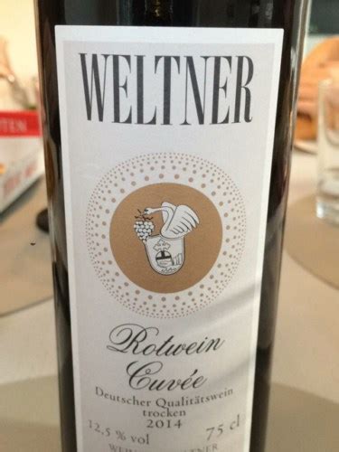 Weltner Cuv E Rotwein Trocken Vivino Us