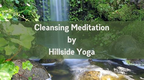 Cleansing Waterfall Meditation Youtube