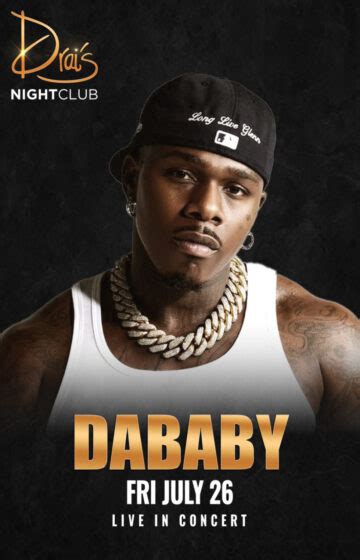 Dababy At Drais Nightclub Cromwell Rooftop Las Vegas Events Calendar