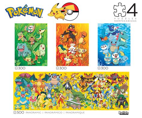 Pokemon Multipack, Pieces Vary, Buffalo Games | Puzzle Warehouse