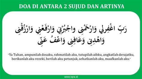 Bacaan Duduk Diantara Dua Sujud Dan Artinya Archives