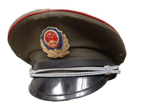 Chinese National Police Uniform Cap with Badge - Hero Outdoors