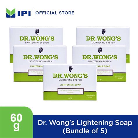 Dr Wongs Lightening Soap 60g Bundle Of 5 Shopee Philippines