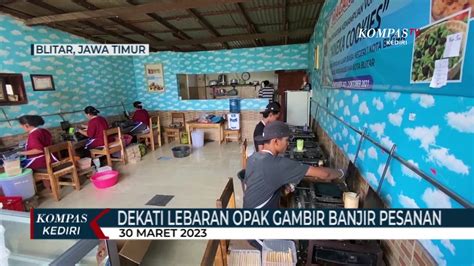 Jelang Lebaran Produsen Opak Gambir Kebanjiran Pesanan Video Dailymotion