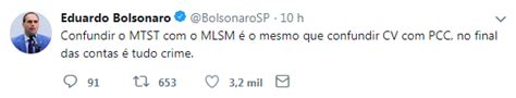 Boulos Vai Processar Eduardo Bolsonaro Por Associar Movimentos De Sem