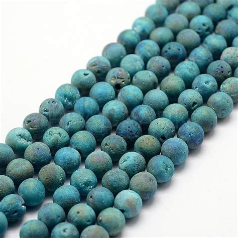 Electroplated Natural Quartz Crystal Beads Strands Beadpark