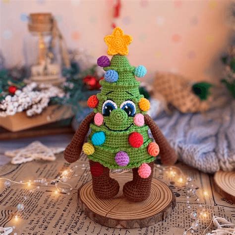 Árvore de Natal Amigurumi Crochê Receita Passo a Passo