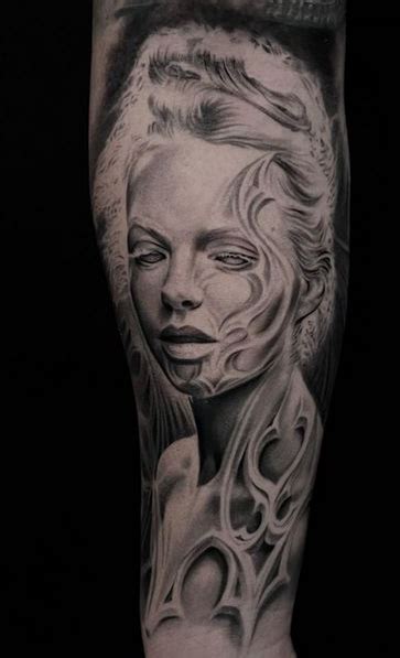 Realism Biomech Portrait By Jhon Gutti Tattoonow