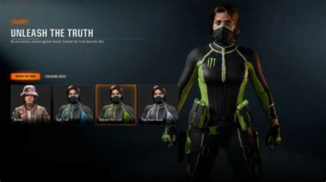 Call Of Duty Black Ops Unleash The Truth Operator Skin Dlc Pc Ps