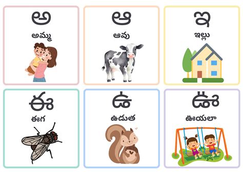 Printable Telugu Flashcards - Etsy