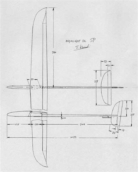 Kanoh S Rc Sailplane Structure