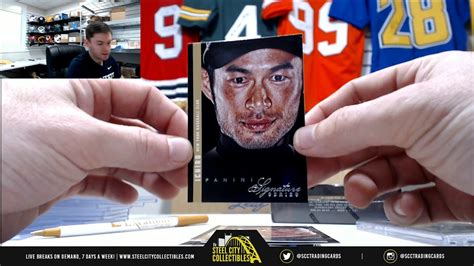 Panini Signature Series Bseball Hobby Box Live Break Jay Youtube