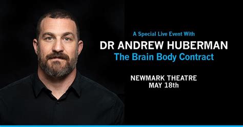 Dr Andrew Huberman The Brain Body Contract Newmark Theatre Portland Or May 18 2022